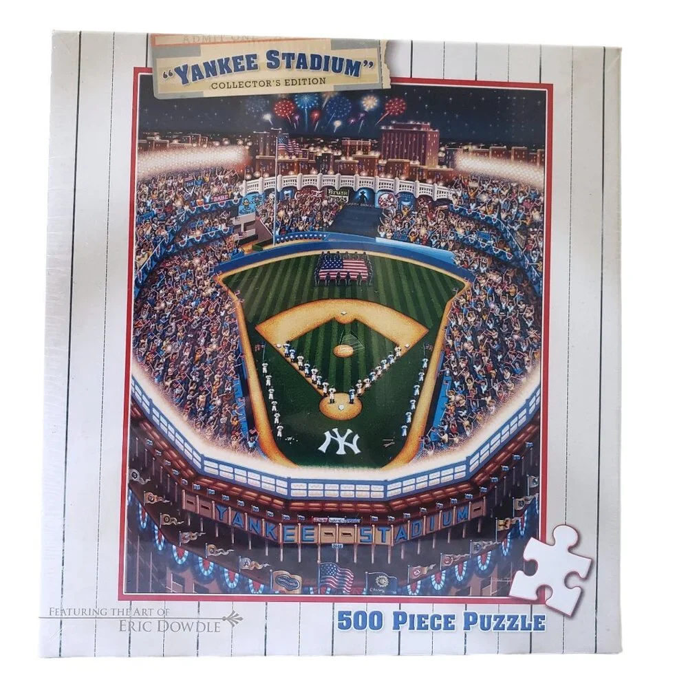 MasterPieces New York Yankees Stadium 500 Piece Puzzle MLB Dowdle Baseball Art
